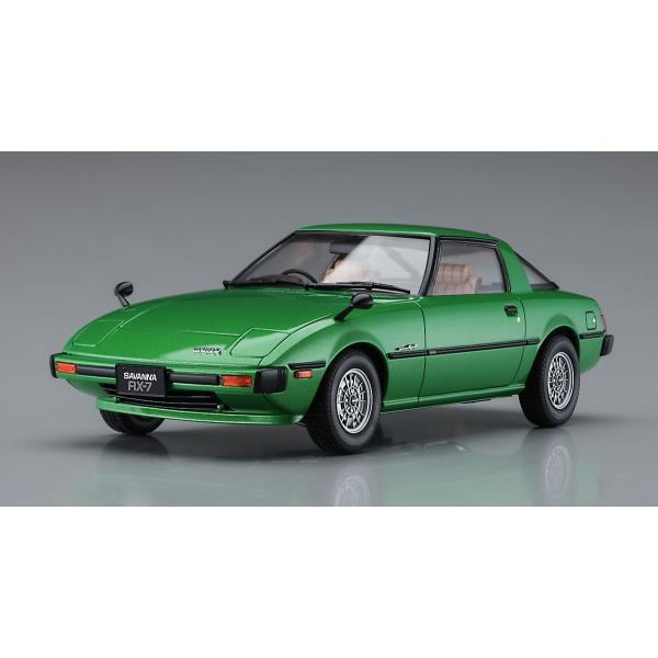 80年代 マツダ サバンナRX-7 SA22 FC3S カセットケース 旧車 ハセガワ 1/24 マツダ サバンナ RX-7(SA22C) 前期型リミテッド 21143