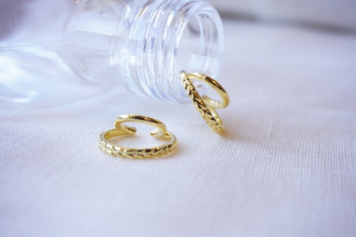 2連mermaid  tail ear cuff gold 10月中旬発送予定