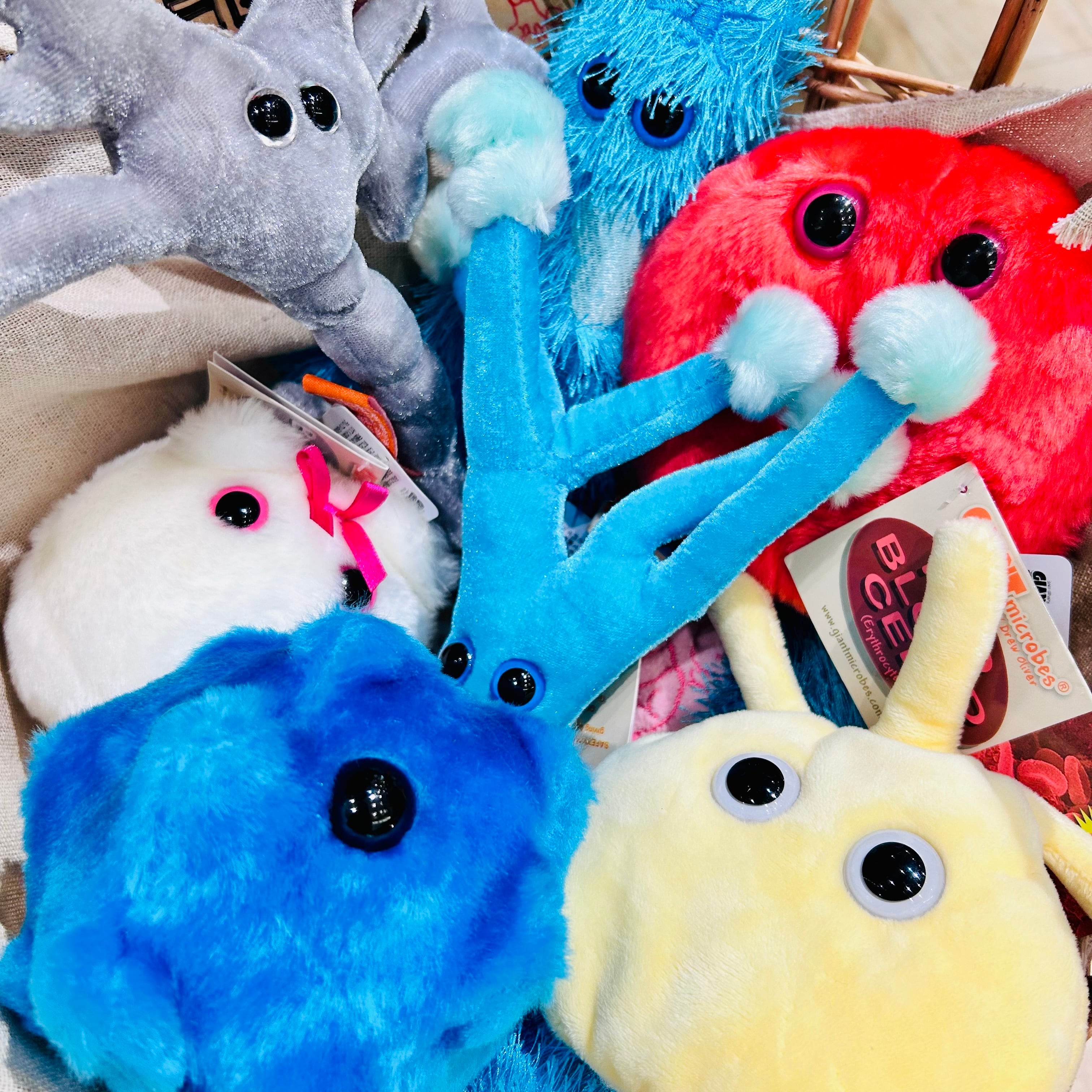 ジャイアントマイクロブス　ぬいぐるみ　キーホルダー　大・小　まとめ売り　58個 ジャイアントマイクロブス ぬいぐるみ キーホルダー 大・小 まとめ売り