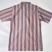 PIA SPORTS ピアスポーツ ストライプ 半袖シャツ 3/マルチ メンズ