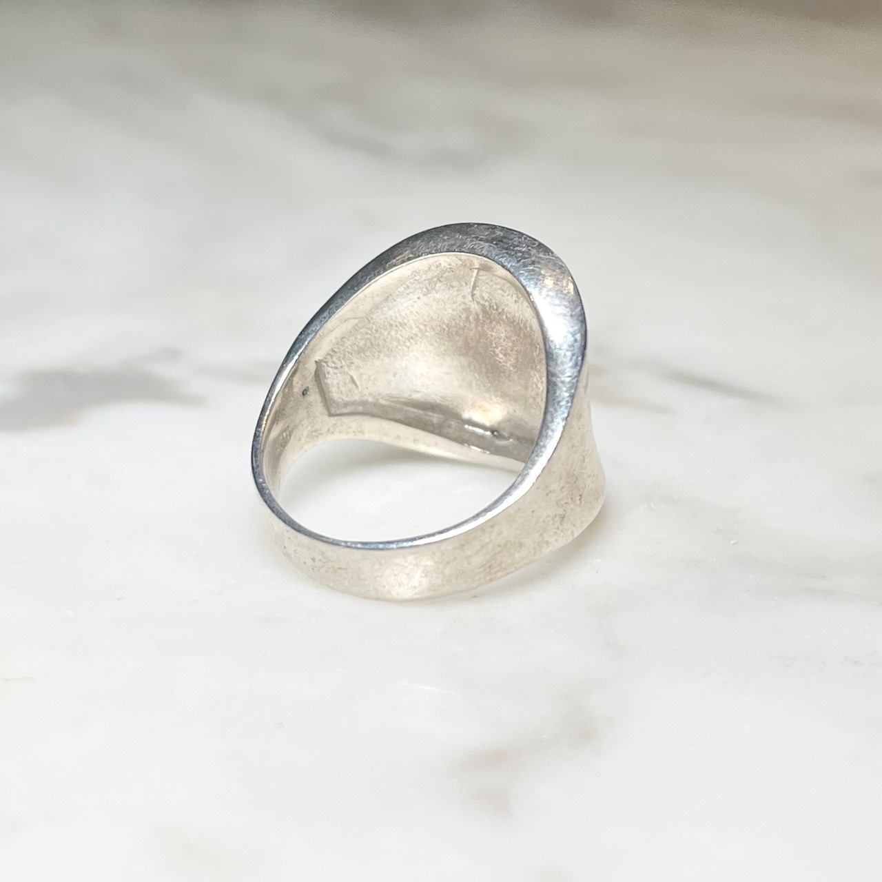 vintage silver wide ring