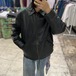 used leather  jacket  SIZE:S