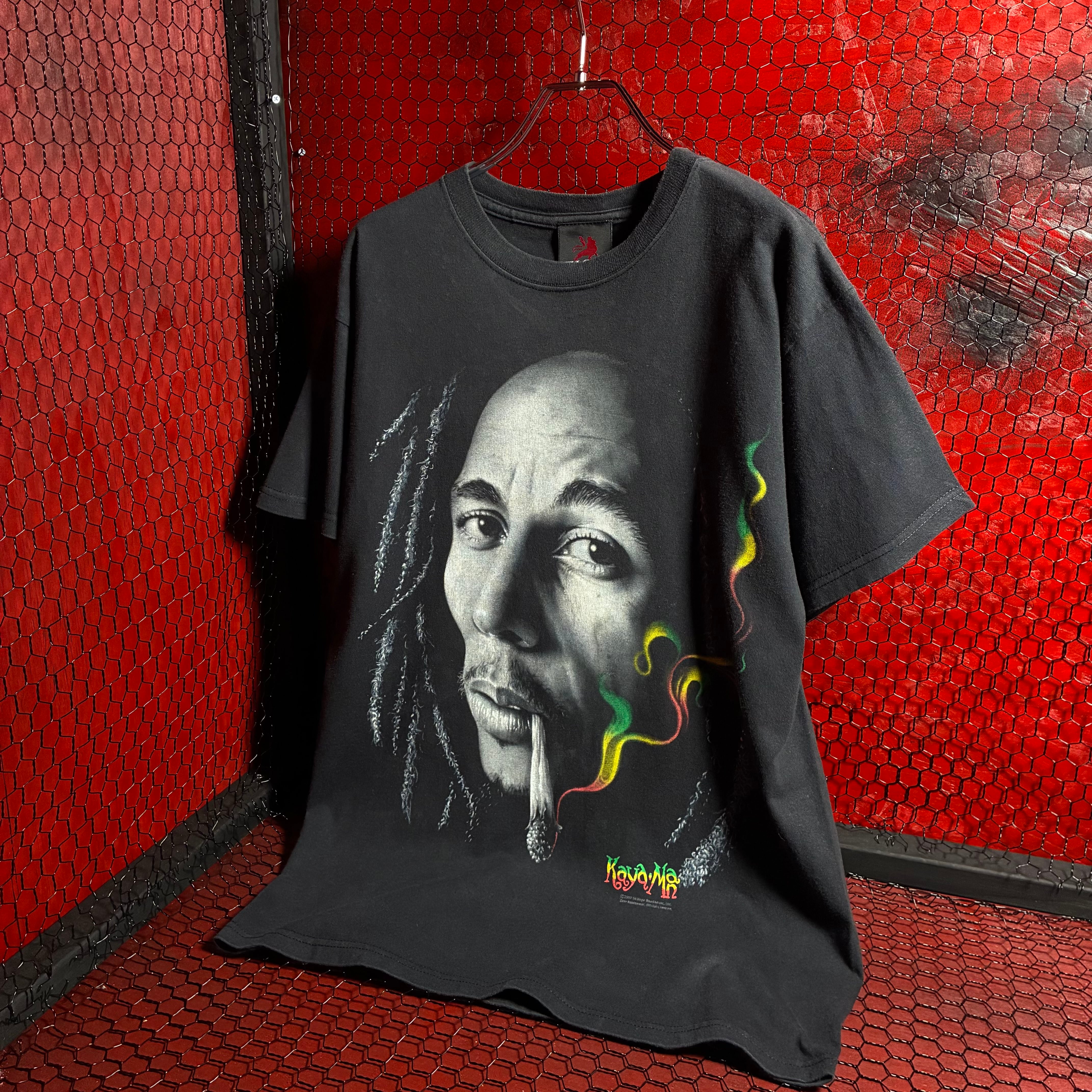 ３枚ボブマーリー 00s ZION プリントフェード　ミュージックTシャツ2XL 00s ZION BOB MARLEY ビッグフェイスTee ボブマーリー | 古着屋 the moon
