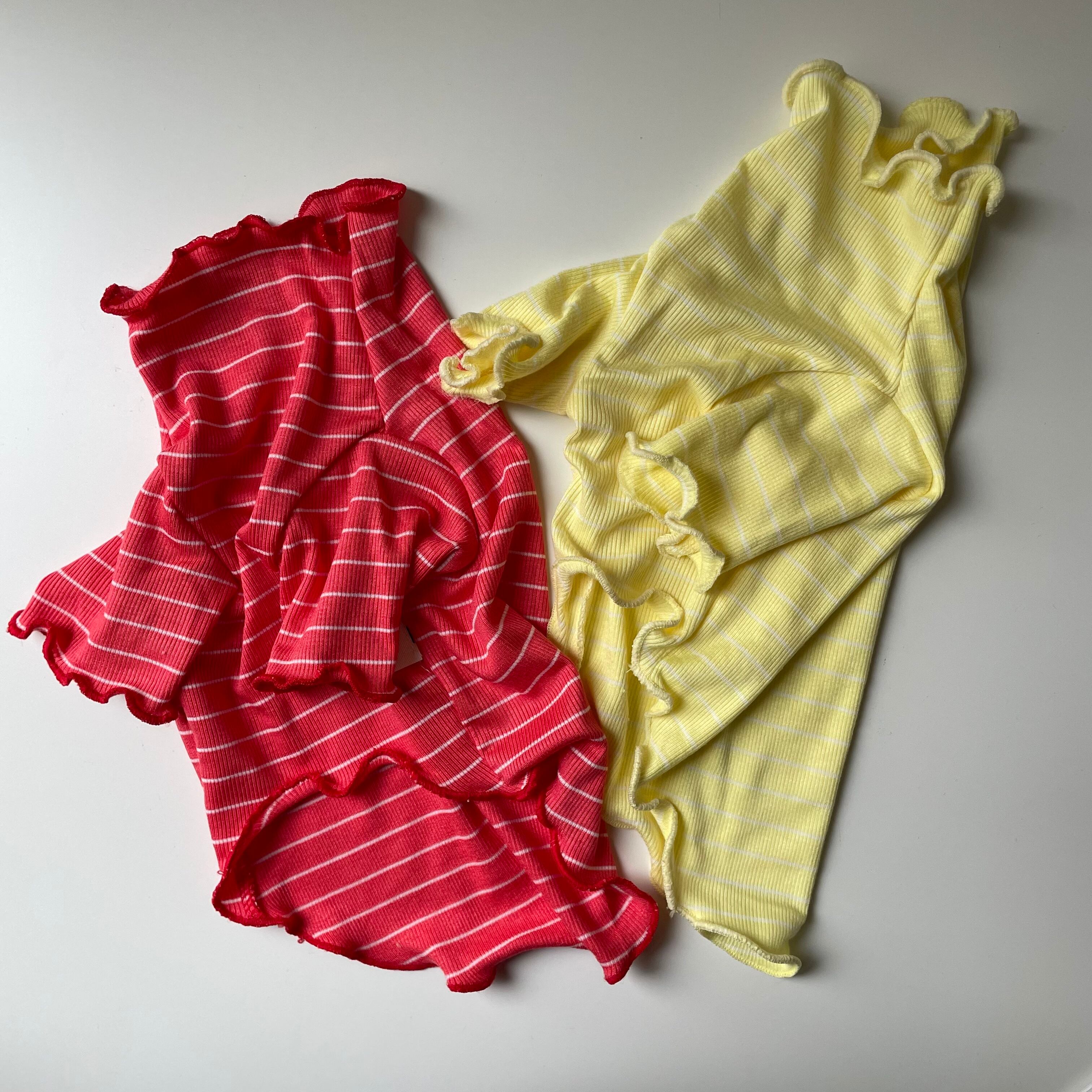 即納/【korea select】 border fril