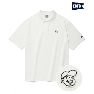 [EBBETSFIELD] Betts Overfit Pique Short Sleeve T-Shirt White 正規品 韓国 ブランド 韓国通販 韓国代行 韓国ファッション Tシャツ