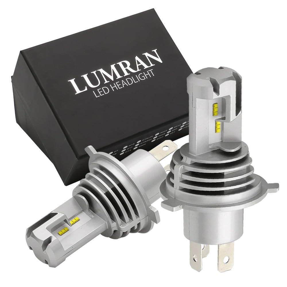 LUMRAN H4 LED ヘッドライト 車検対応 バルブ 爆光 12V 24V バイク 車 hi/lo切替 ハロゲン より明るい トラック対応 長寿命 ホワイト ルムラン