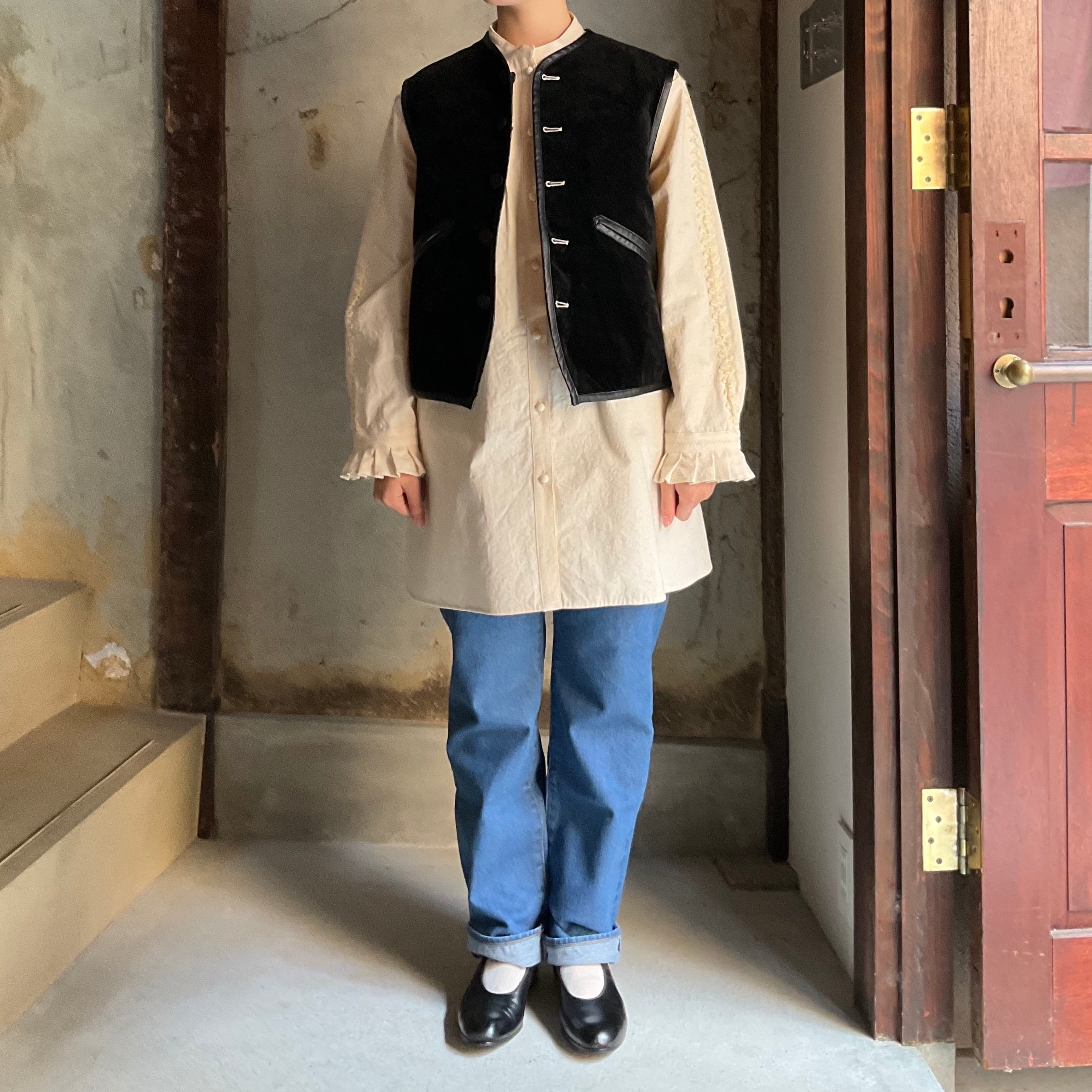 ASEEDONCLOUD/アシードンクラウド Reversible uniform vest