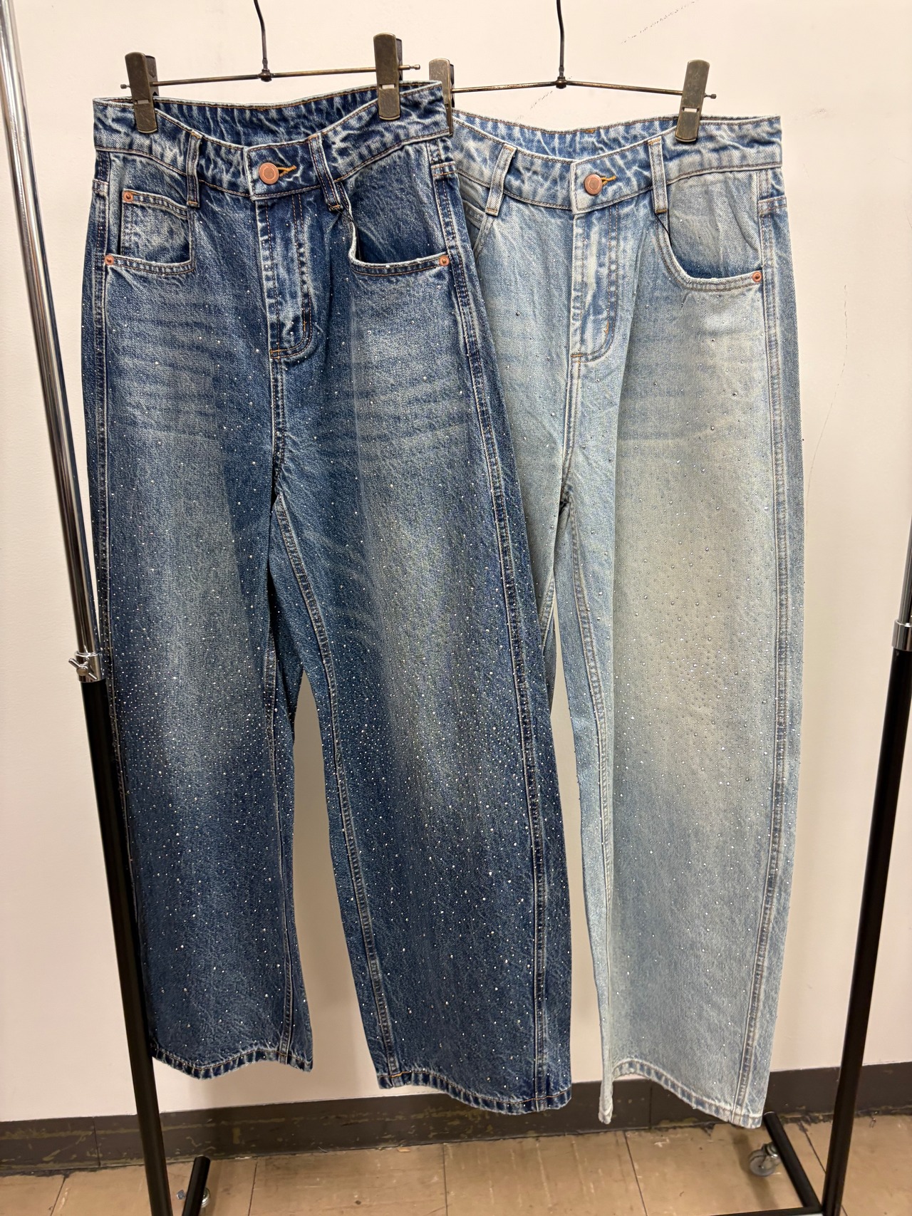 【select】キラキラビジューデニム　77650