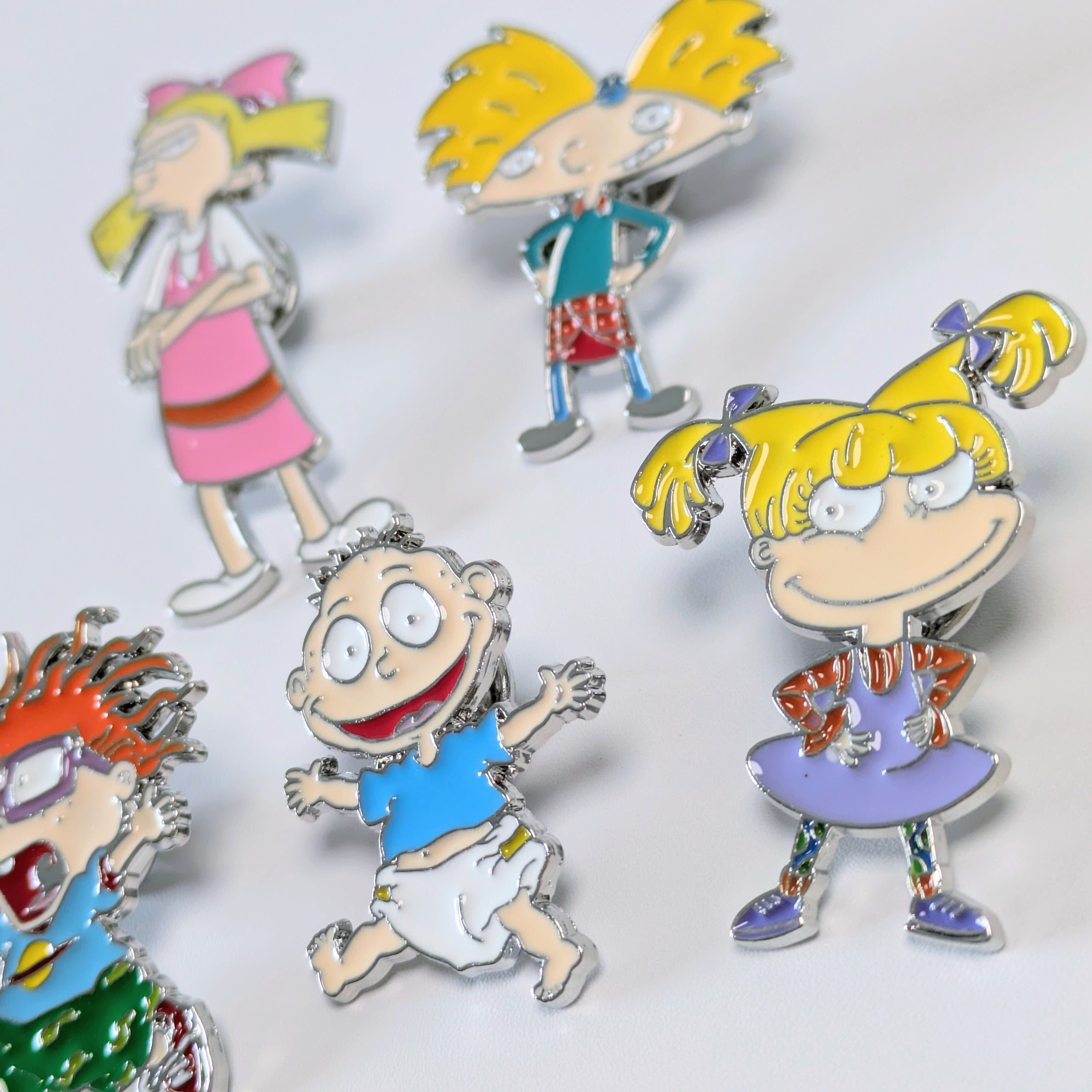 ⚡️SPECIAL PRICE‼️⚡️送料無料!★ピンズ PINS★ピンバッジ【 Rugrats ( ラグラッツ ) / Hey Arnold!(ヘイ・アーノルド!)】Nickelodeon(ニコロデオン)人気キャラ5P SET / ピンズ5個セット〚アメリカン雑貨 アメトイ〛