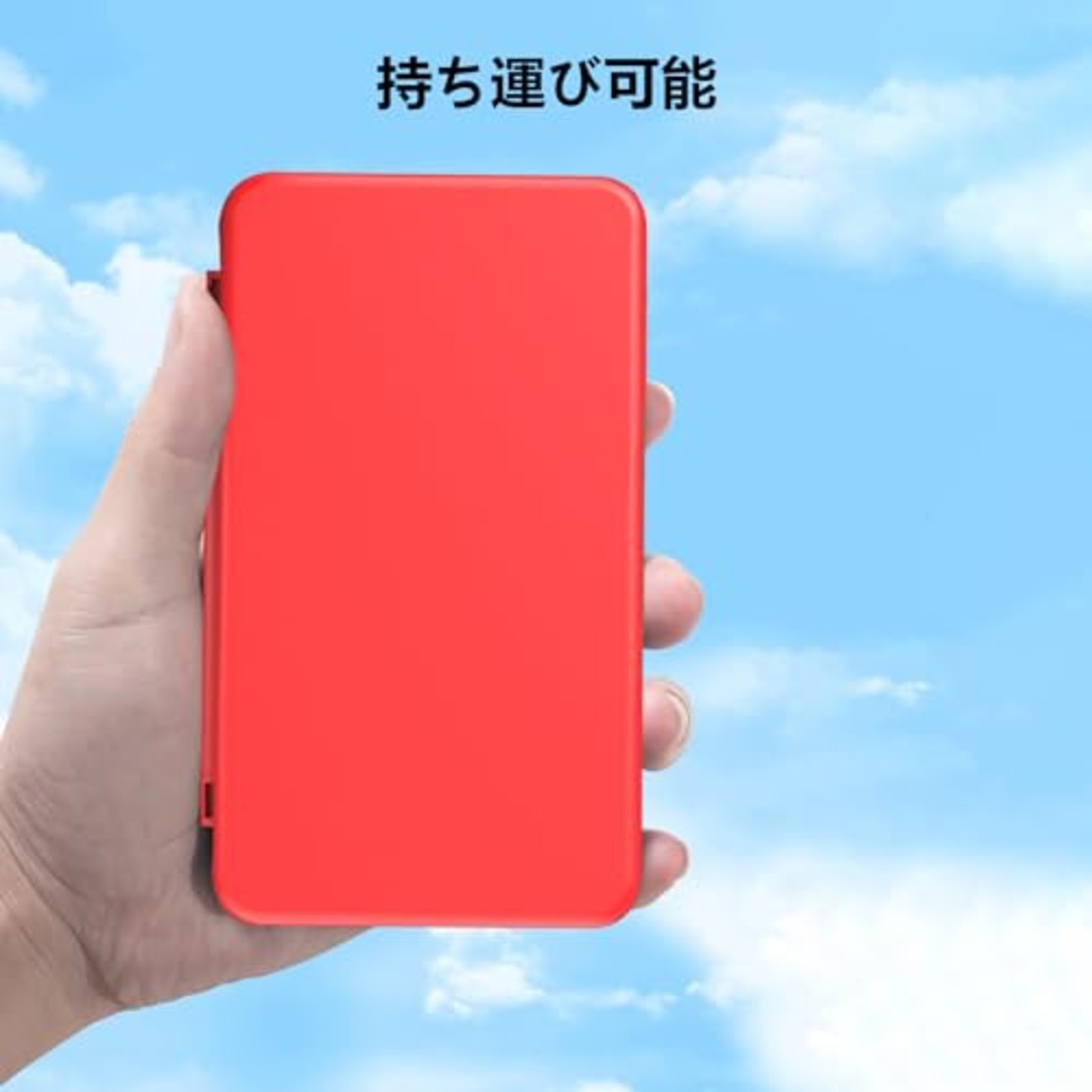 PGRTYOF SDカード ケース 40枚収納 （SD*20枚＋microSD*20枚）SDメモリーカードケース 、 SDカード収納ケース メモリーカードケース 、防水 防塵 耐衝撃 SD SDHC SDXC TFカード収納 (赤)