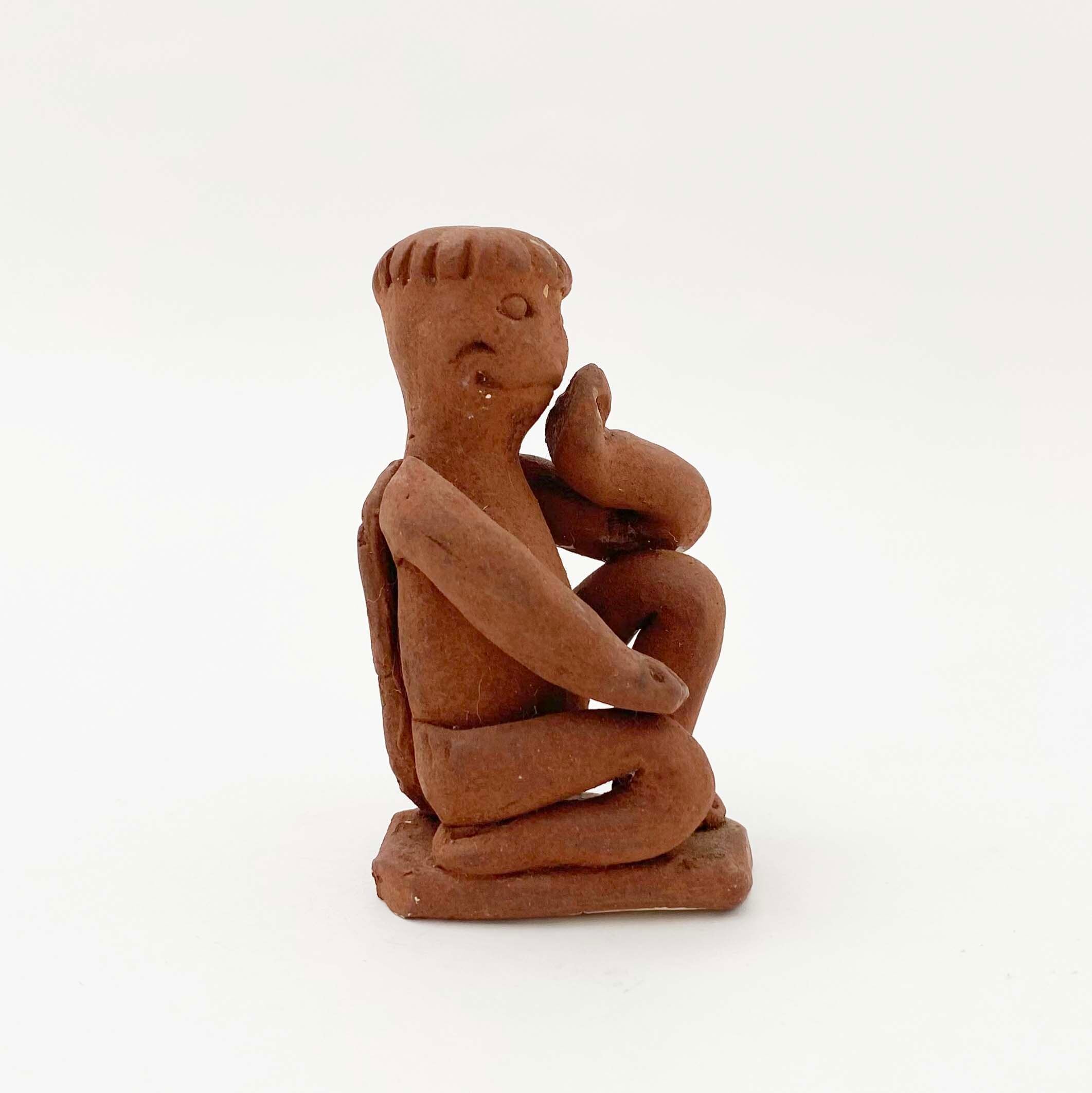 カッパの土人形