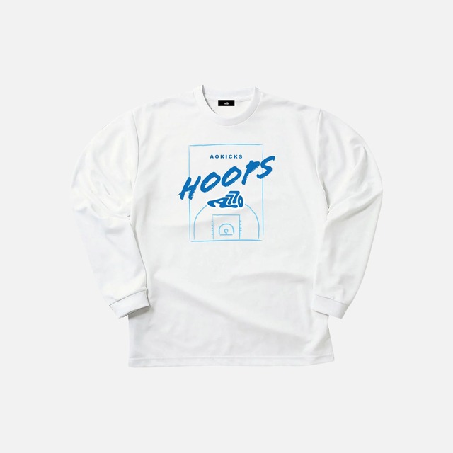 Kicks Logo Long Tee - white