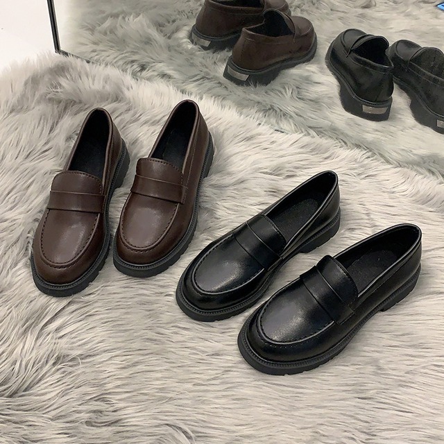 シングルレディーススプリングレッドレザー 靴 シューズ ローファー 春物 部族の婦人靴17232640754