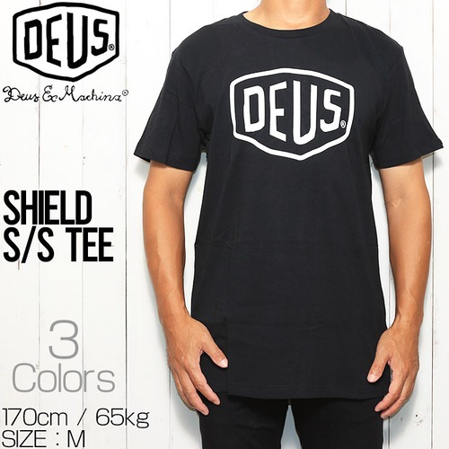 Deus Ex Machina デウス エクス マキナ SHIELD S/S TEE 半袖Tシャツ DMW41808E BLK L