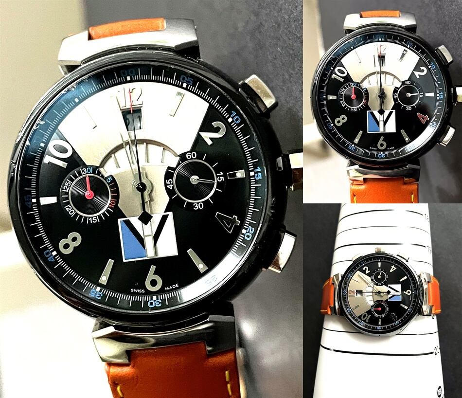 LOUIS VUITTON ルイヴィトン 世界888本限定 LVカップ記念モデル Tambour Chrono LV Cup Regatta V3 タンブール レガッタ V3 Q102G クロノグラフ カウントダウンタイマー デイト バックスケルトン シースルーバック