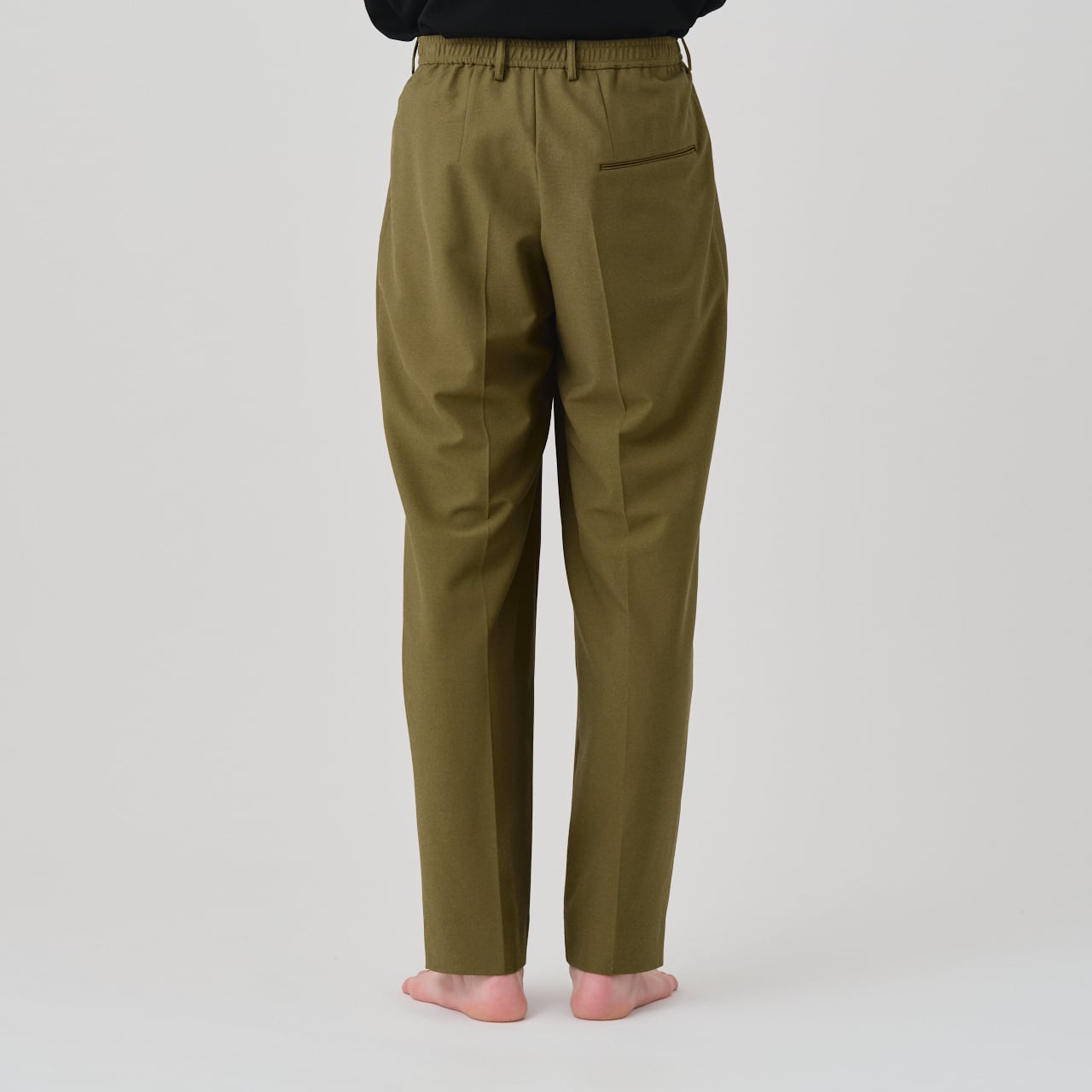 Cupro Twill Balancircular® 3-Tuck Drawstring Easy Pants | GGG