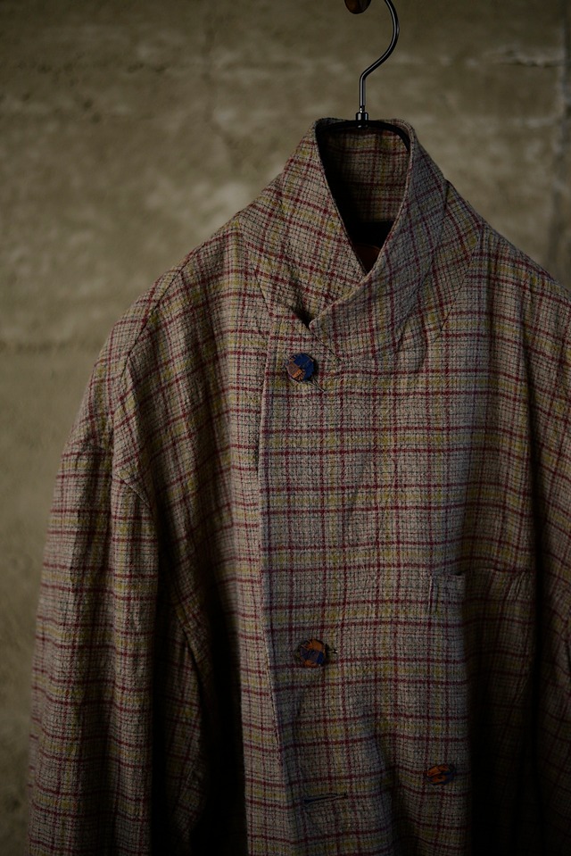 blackbird / double breasted director’s jacket (check)