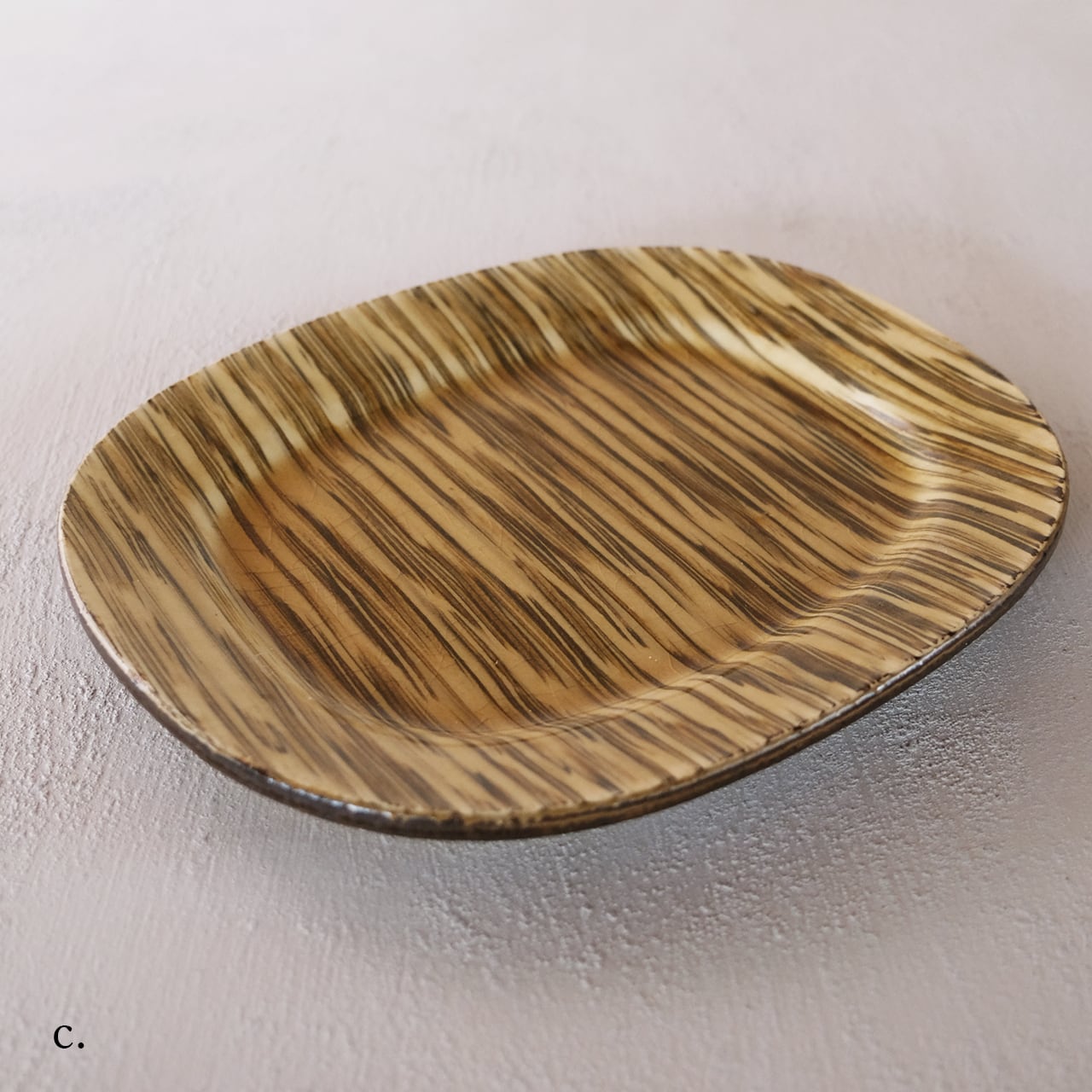 伊藤丈浩スリップウェアオーバルプレート皿