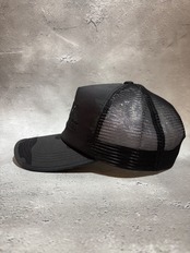 AVIREX / アヴィレックス NUMBERING MESH CAP  メッシュキャップ ブラック×ブラックカモ ビックサイズ