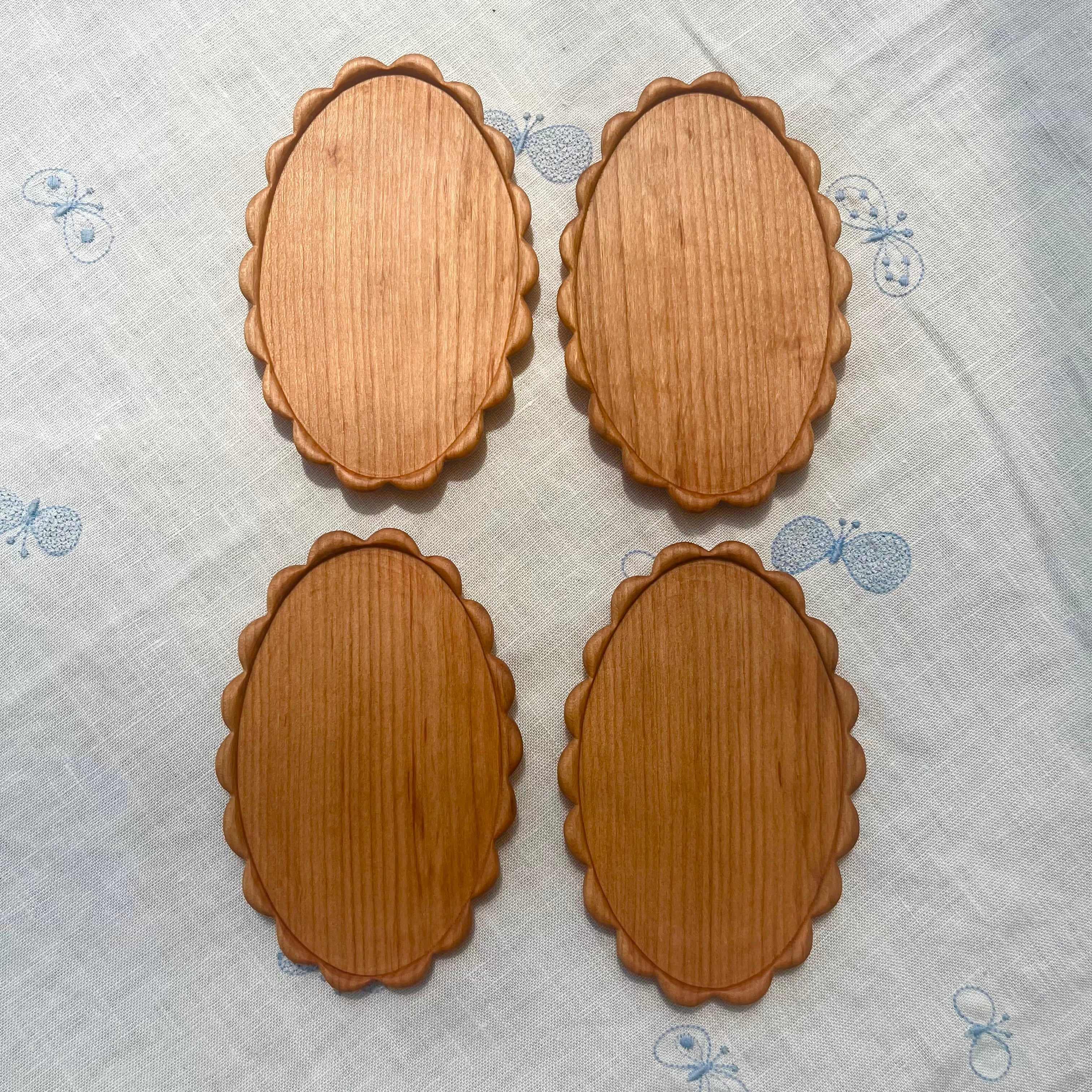 菓子皿 fuwari02 Sサイズ totoko_kitchen トトコ 木製プレート 木のお皿