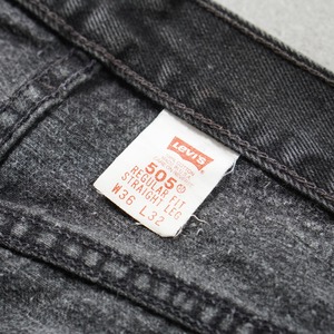 90s Levi's505 black "made in USA" W34L30相当 古着