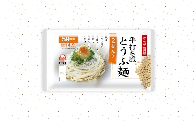 平打ち風とうふ麺　２パック×８個