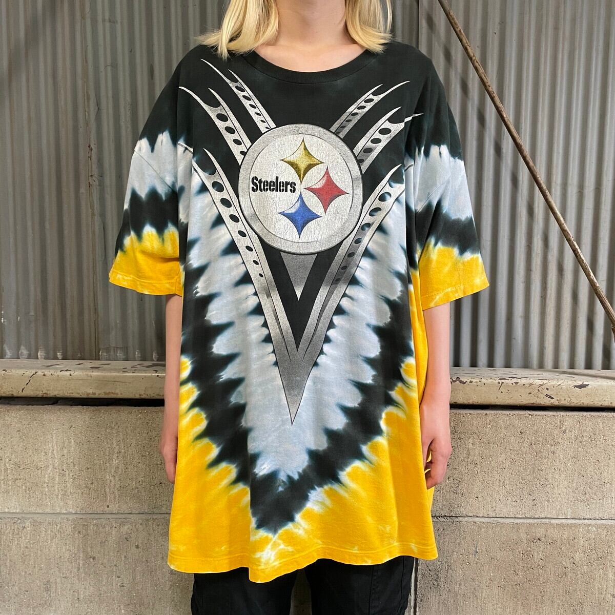 ド*」様 12アメリカ古着ブランドタイダイミックス　Tシャツ53着セットまとめ売 00年代 USA製 NFL ピッツバーグ・スティーラーズ タイダイ染め Tシャツ