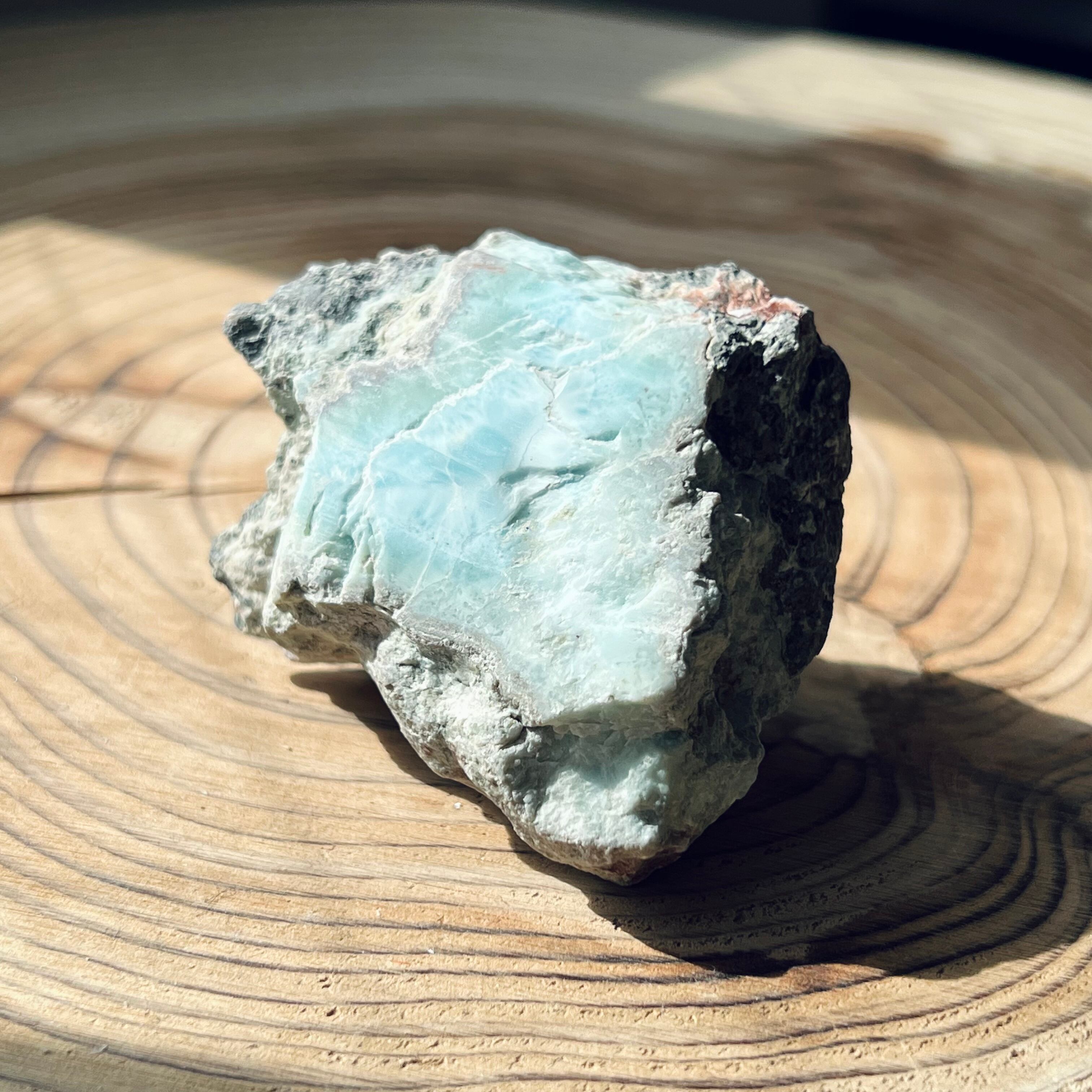 ラリマー原石＊天然石インテリア＊置き物＊N7 | Blossom Stone online shop