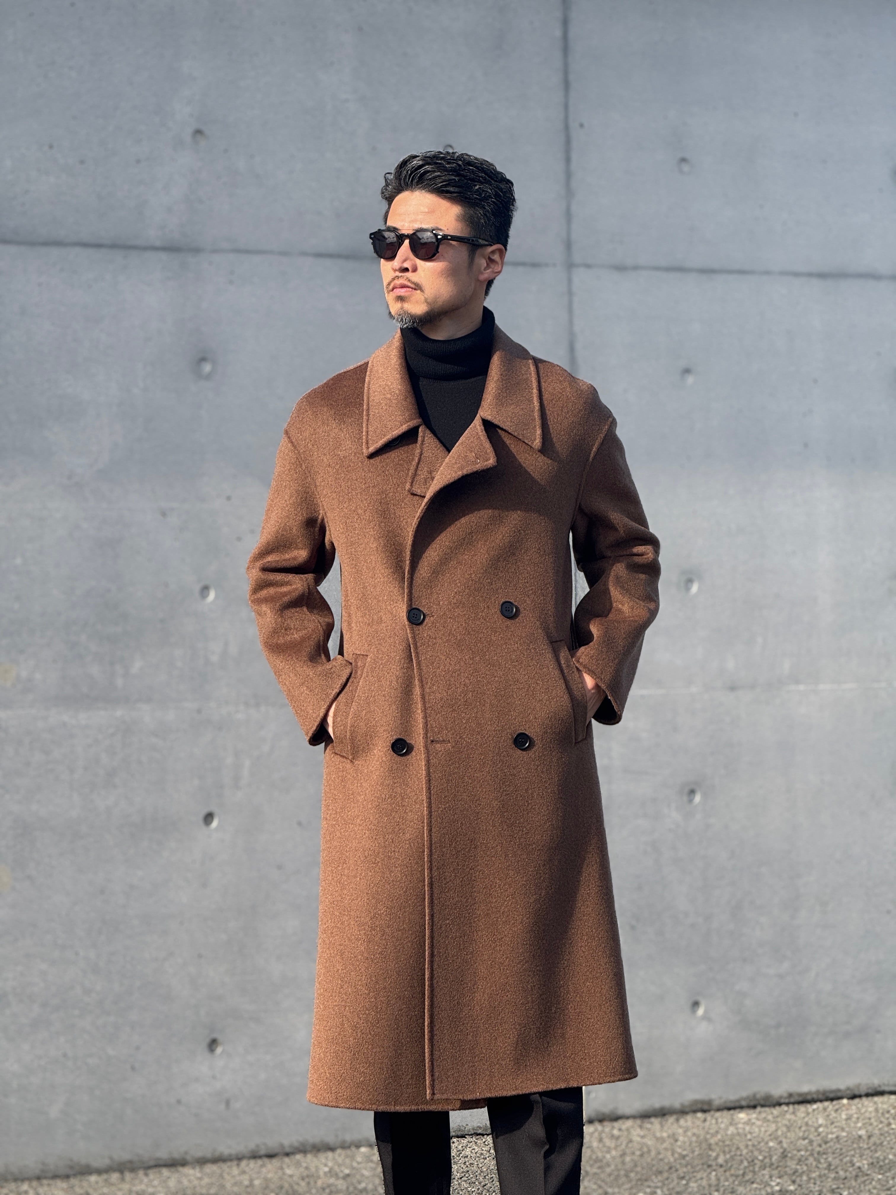 ウールオーバーサイズロングPコート | Wide Range