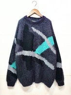 ciao ドロップショルダー モヘアタッチニットソー （スプラッシュグレー）