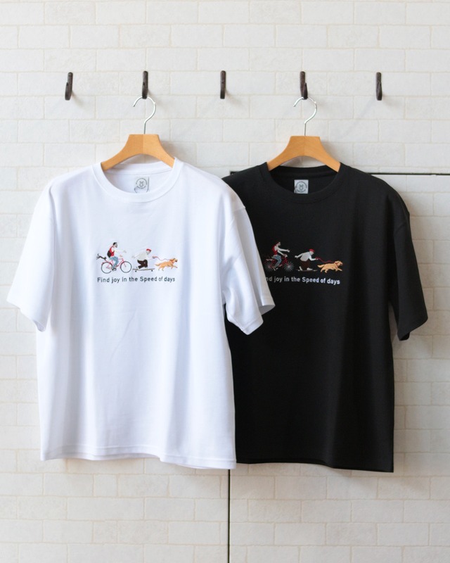 【Select】散歩刺繍鹿の子Tシャツ　(260450)