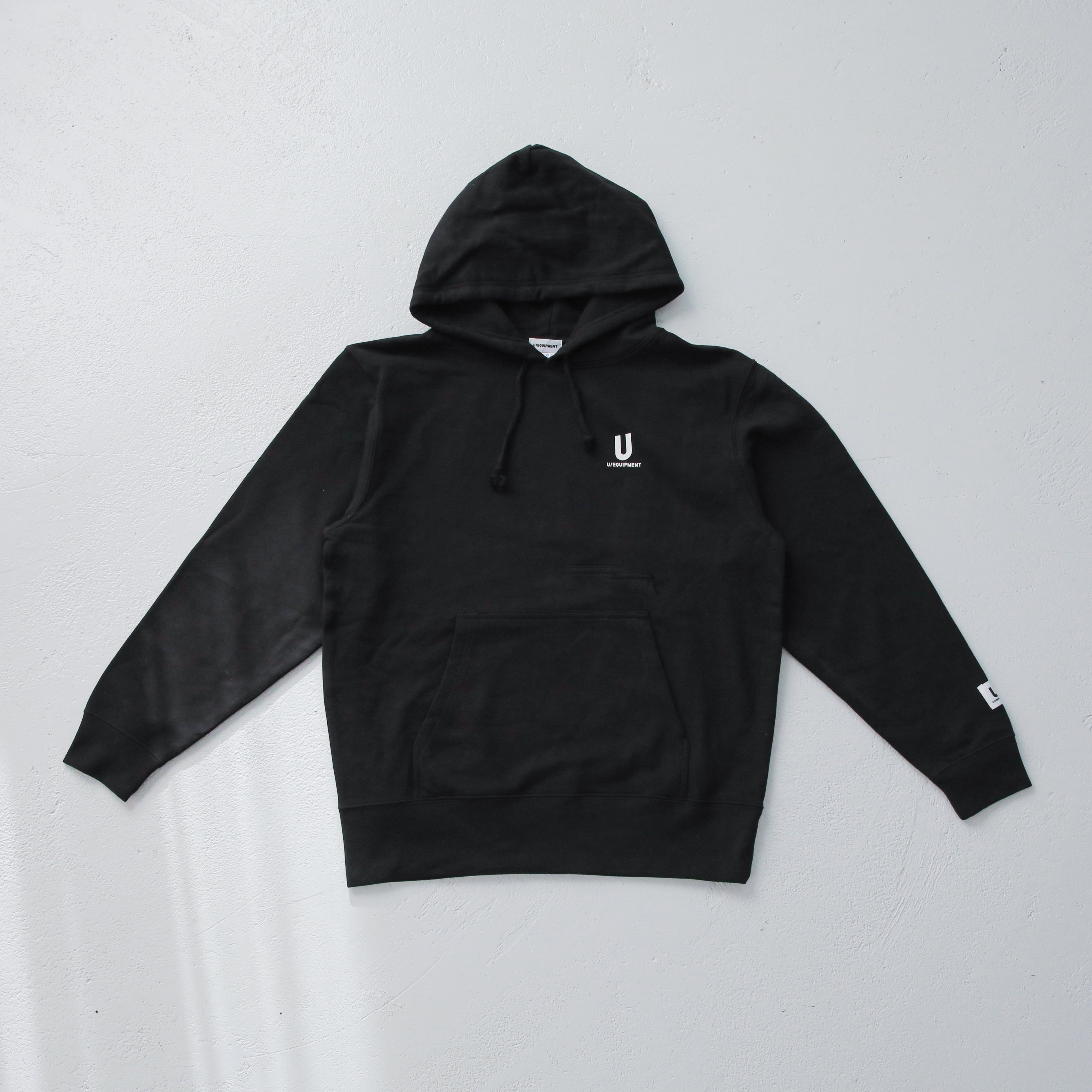 ロゴパーカー(小ロゴ・コットン・裏パイル)