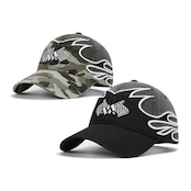 2色チェッカーフラッグ刺繍 キャップ  G196