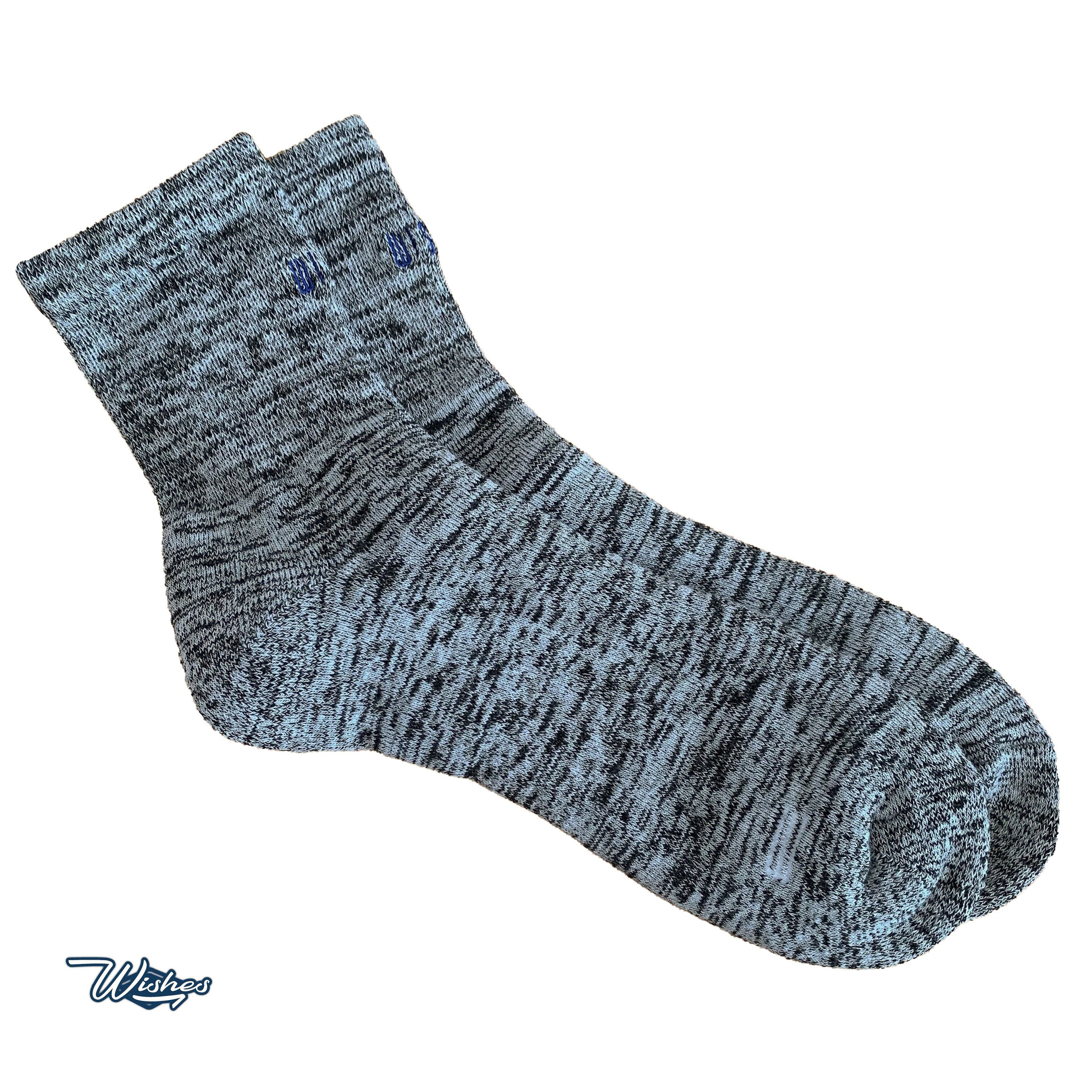 ミドルソックス WACS-001(GRY/NVYロゴ)