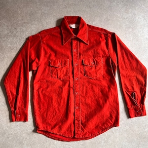 1970s FROSTPROOF L/S Shirt Chamois L Made in USA H637