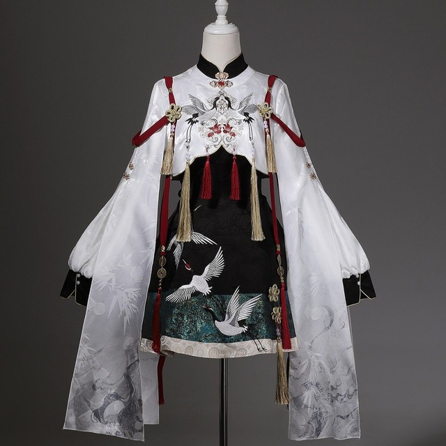 チャイナ風姫袖ロリータセットアップ
