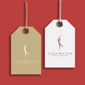 舞い踊る女性のロゴ