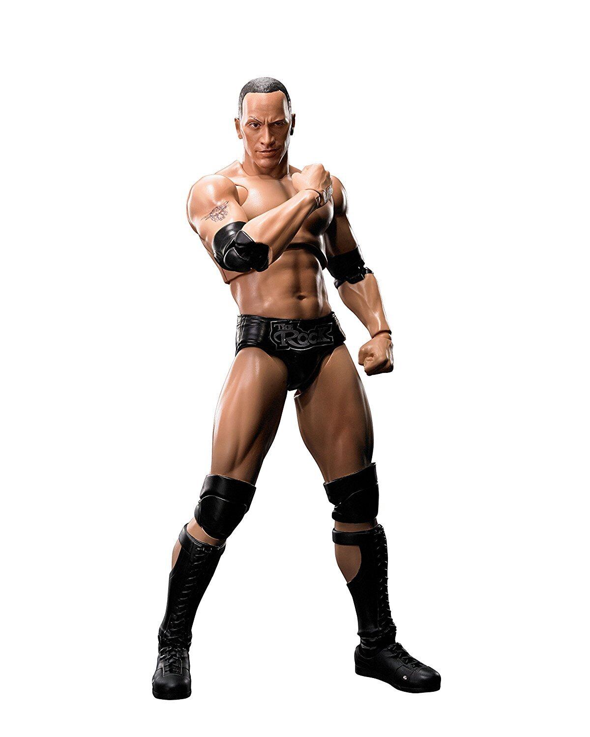 【努力特価】TAMASHII NATIONS S.H.フィギュアーツ WWE ザ・ロック(The Rock) 約160mm PVC&ABS製 可動フィギュア