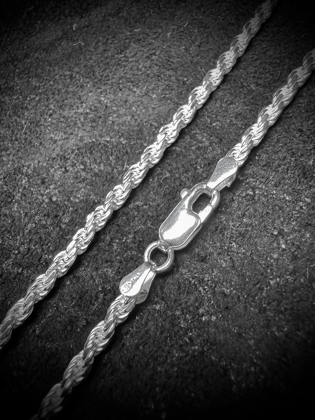 ネックレスチェーン　ロープ　2.6mm