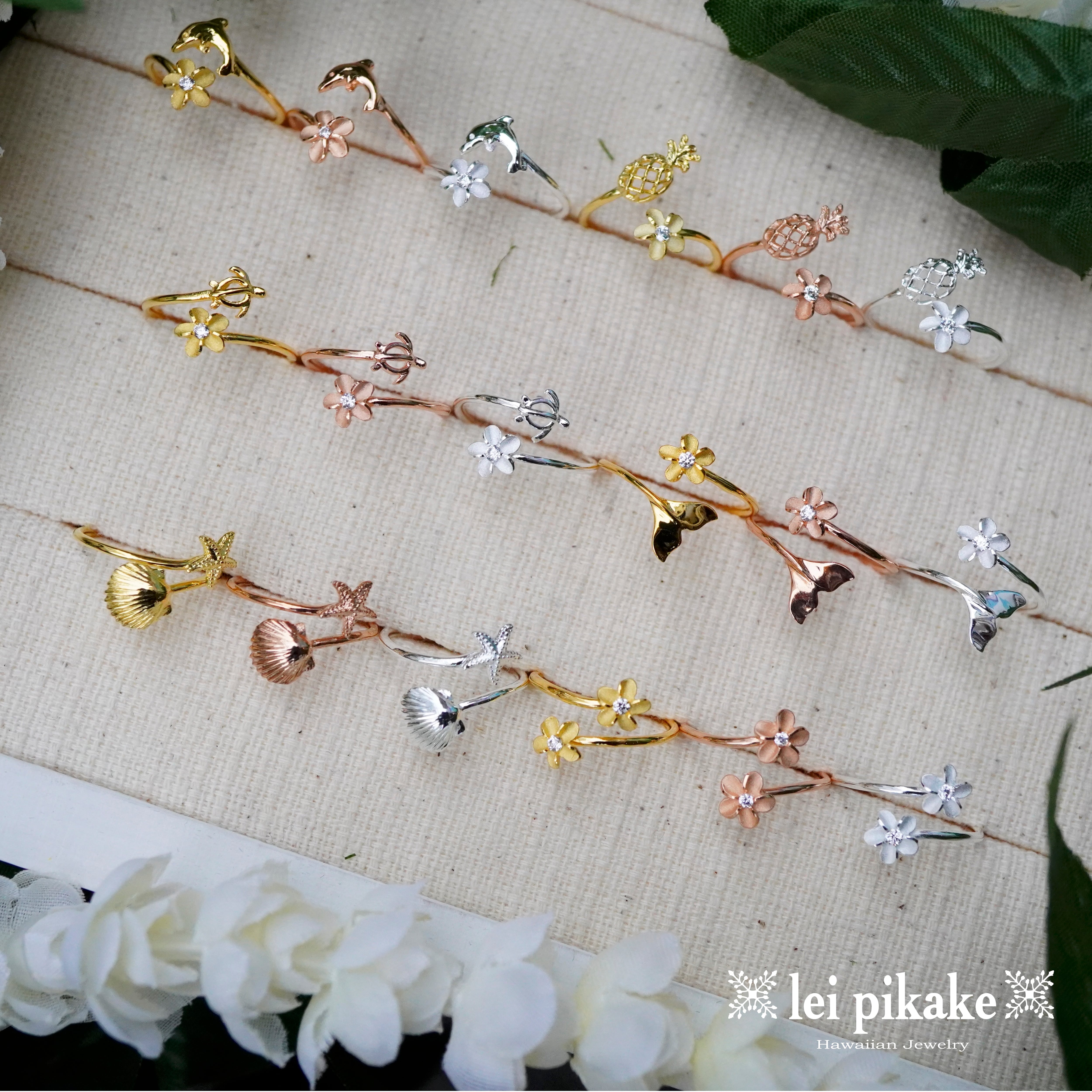 ドルフィン ピンキーリング&トゥリング 「幸運を運ぶ」「恋愛運上昇