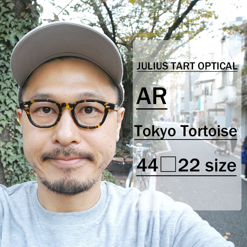 JULIUS TART OPTICAL / AR / ブリッジ 22mm / TOKYO TORTOISE
