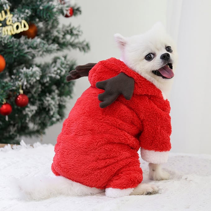 犬 服 犬服 ドッグウェア パーカー トレーナー スウェット クリスマス