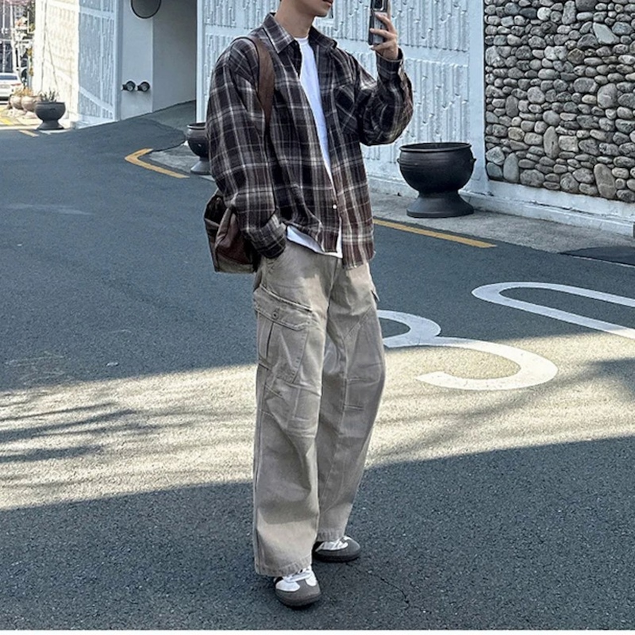 ベージュワークルーズデニム　1262