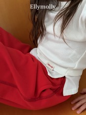【取寄/韓国直送】Elly molly ヘイズルレイヤードTシャツ｜秋服｜韓国子供服｜26/AT