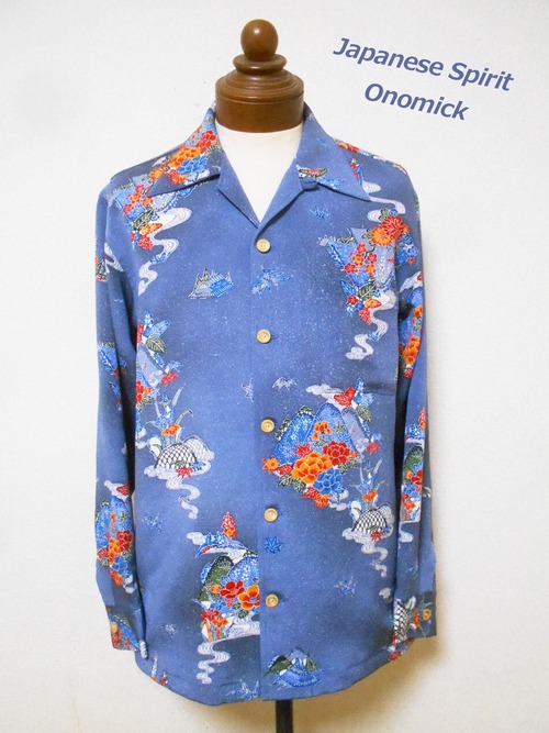 着物アロハシャツ Kimono Hawaiian Shirt AL-874/L