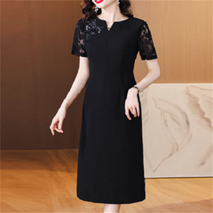 【送料無料】 ドレス ワンピース ロングワンピ ロング 袖あり 半袖 Vネック Iライン レース 異素材切り替え ドッキング 透け感 シースルー 薄手生地 フォーマル エレガント 可愛い 大人可愛い きれいめ シンプル カジュアル シック コンサバ 華やか 大人 上品 おしゃれ お洒落 主役級 こなれ感 高見え 高級感 無地 夏 レディース 女性用 ママ 20代 30代 40代 デート お出かけ 女子会 お呼ばれ 休日 お茶会 授業参観 着回し 普段使い ファッション スタイル 楽ちん 体型カバー 定番