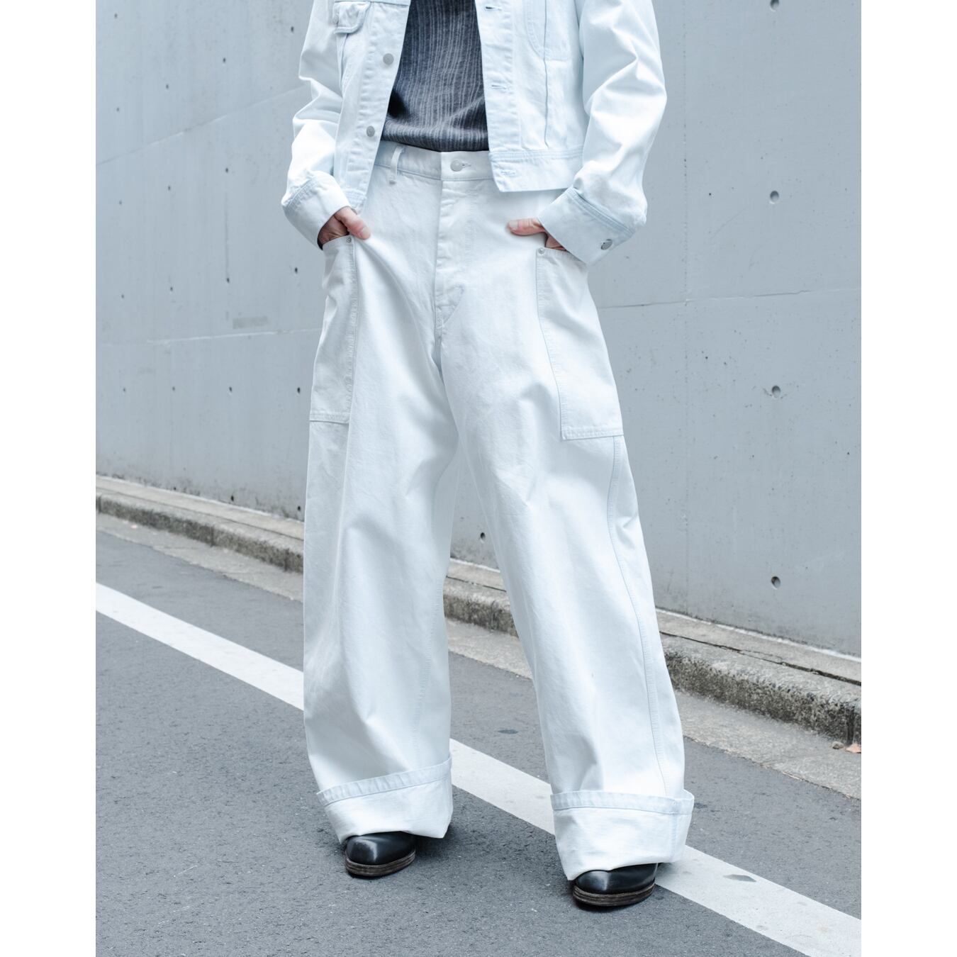 ノーマット Nomàt] (ノマット) 24AW N-P-02 Side Pocket Pants（Paint × Extreme