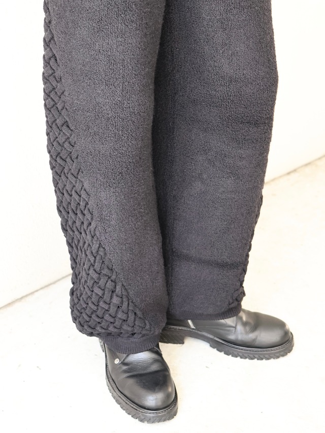【ISA BOULDER】WOVENSIDE TROUSERS/black