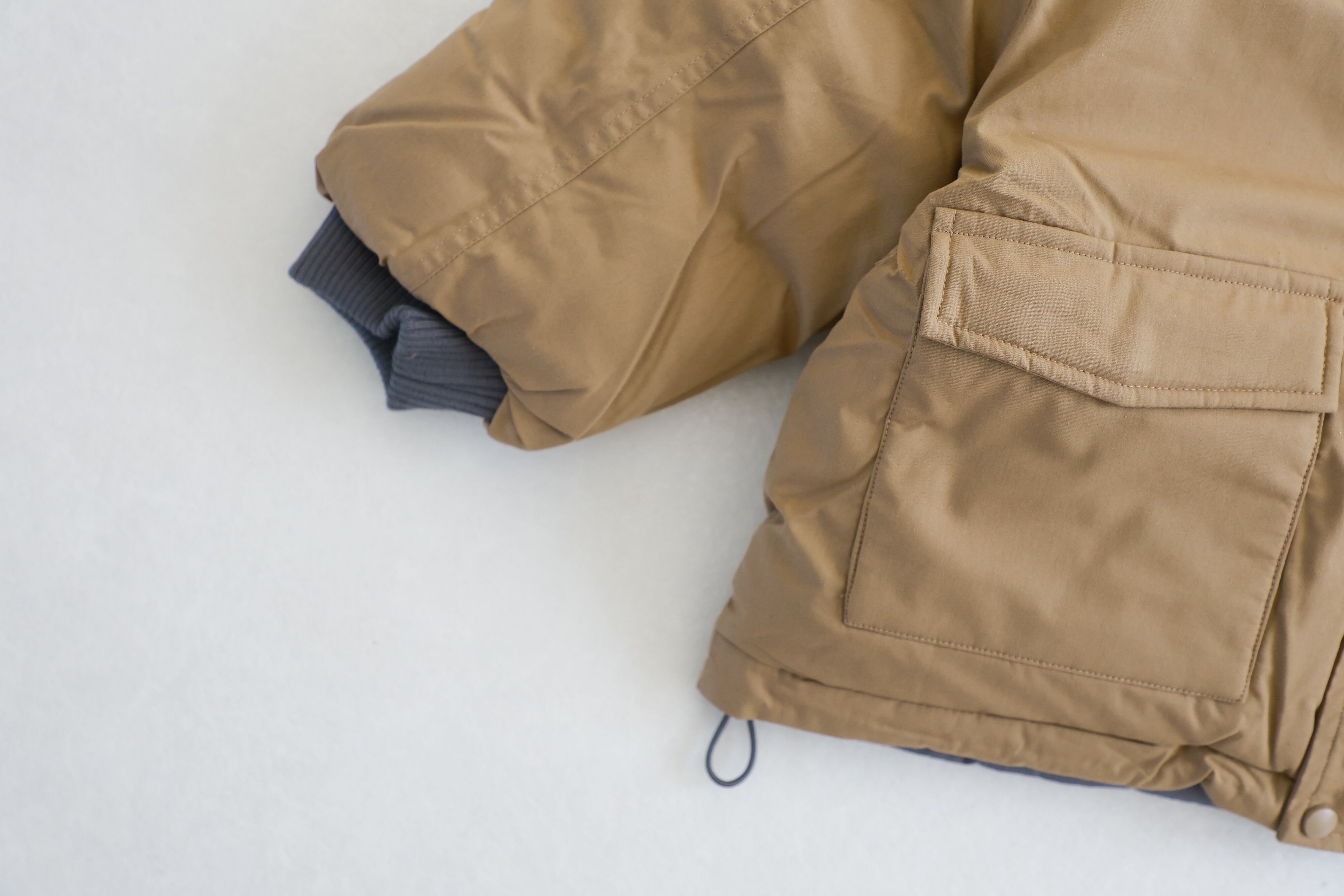 Façade / Reversible Jacket / Honey・Grey / 4〜8-10Y | crecer