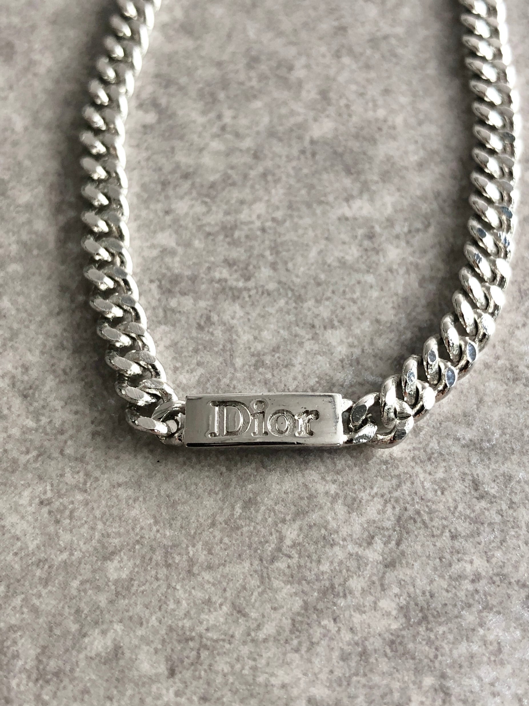 Christian Dior クリスチャン ディオール ブレスレット シルバー ロゴ